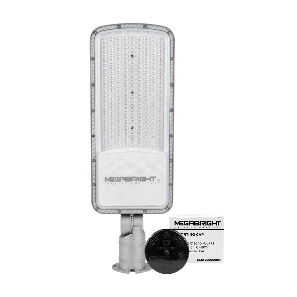 Alumbrado Público Monzón LED 150w 2700K (7%) SEC DS-1 + Shorting Cap (Tapa) Megabight