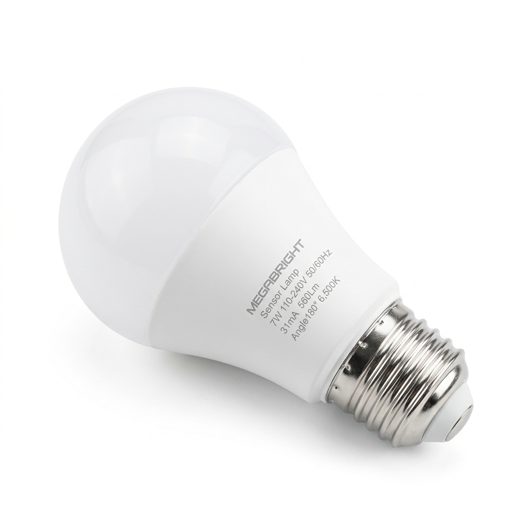 Ampolleta Led de Emergencia E27 Con Sensor de Movimiento 7W Megabright