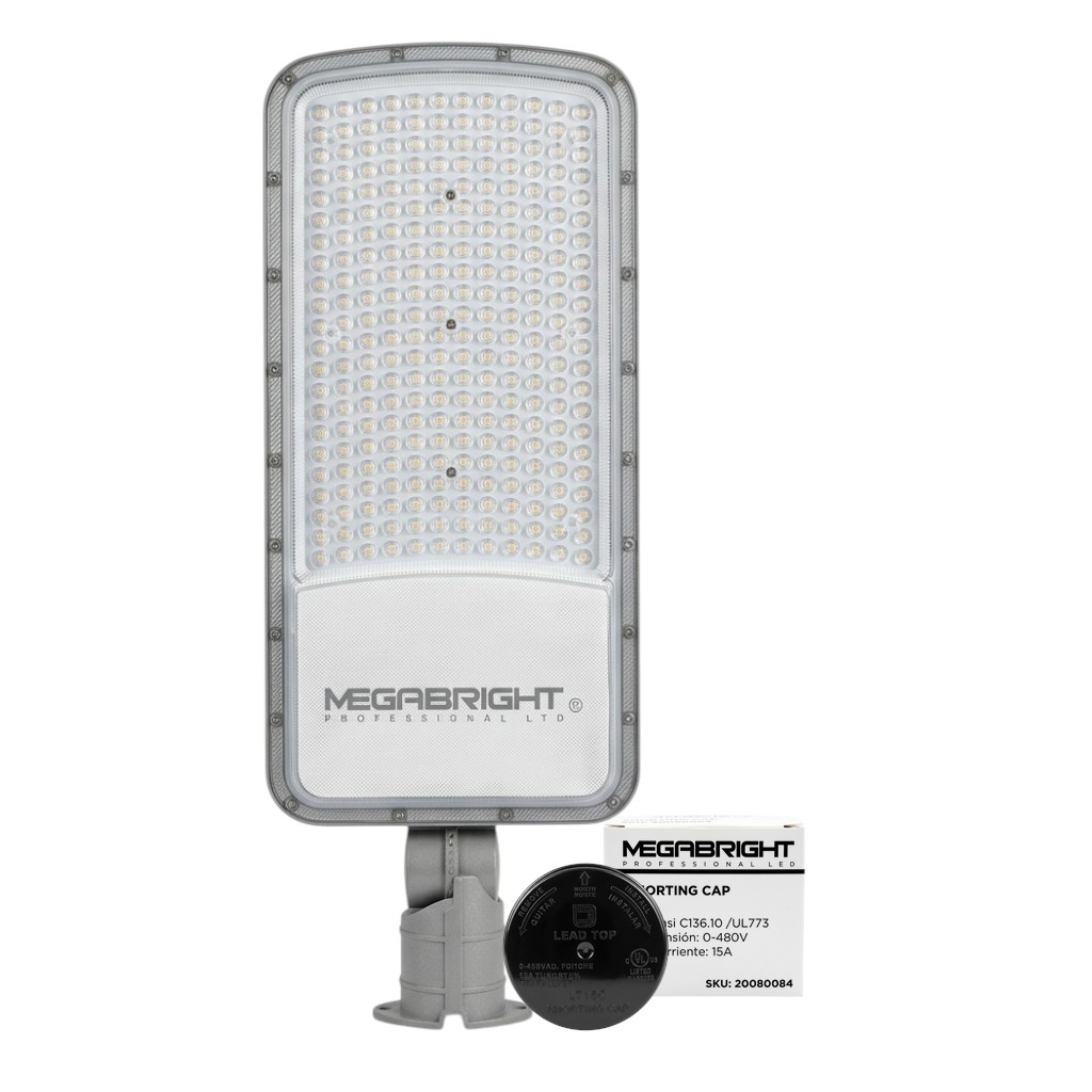 Alumbrado Público Monzón LED 200w 2700K (7%) SEC DS-1 + Shorting Cap (Tapa) Megabight
