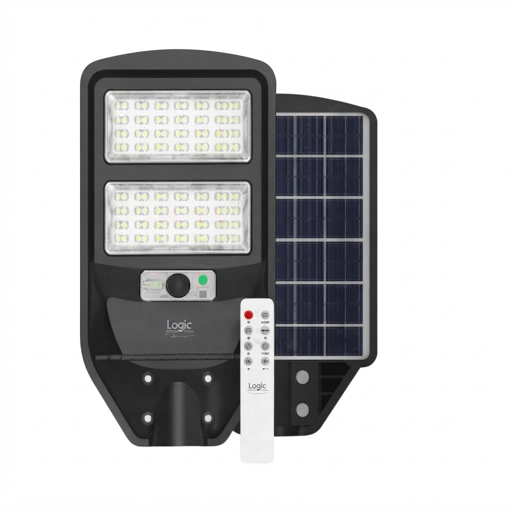 Luminaria Peatonal Solar 100w S02 New 750Lm 6500k IK10 (Incluye Tubo)