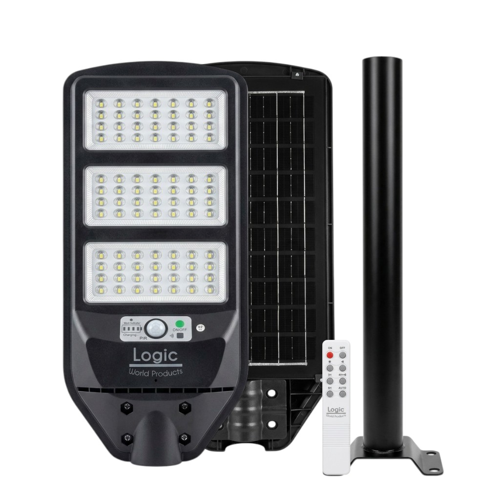 Luminaria Peatonal Solar 150w S02 New 1400Lm 6500k IK10 (Incluye Tubo)