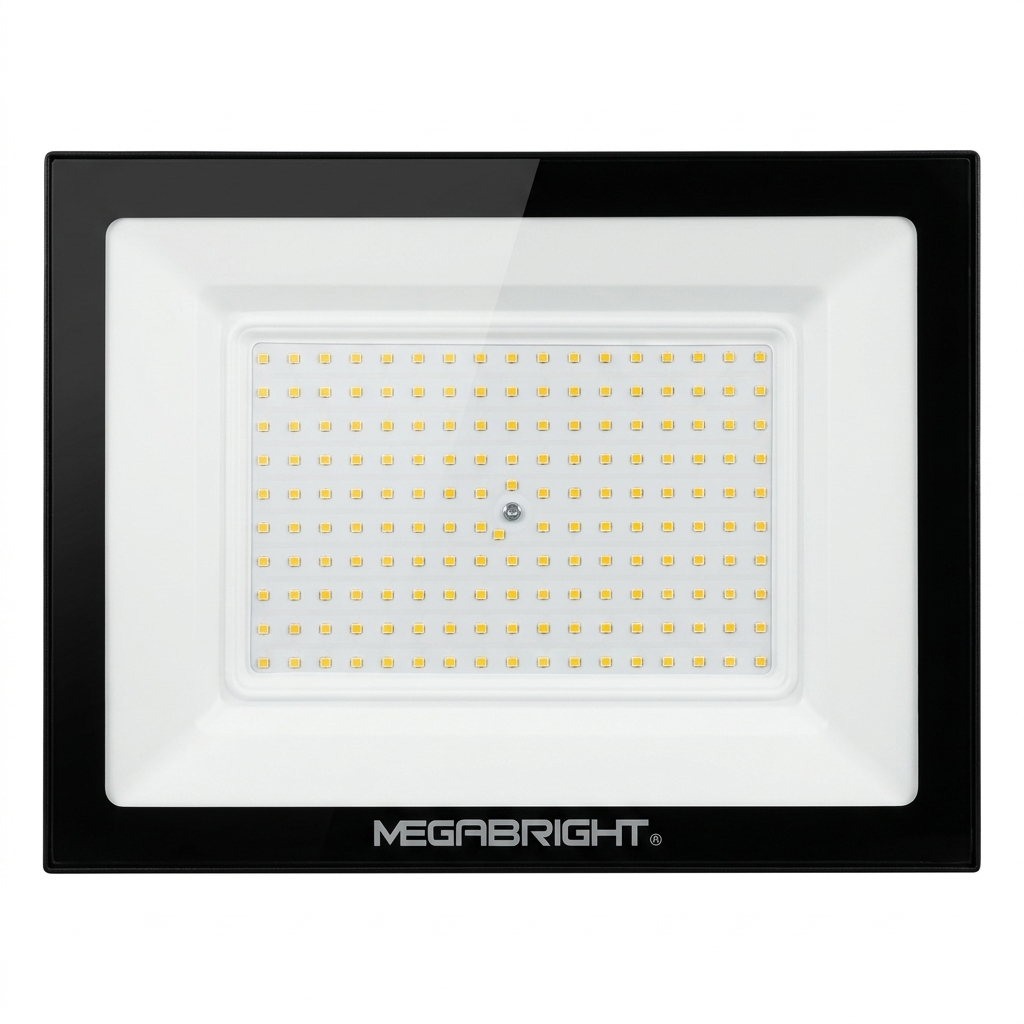 Proyector De Área 150W Luz Calida 2700K Telco Flat Megabright SEC