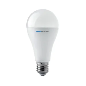 Ampolleta bright LED 15W E27 luz cálida A65 3000K Megabright