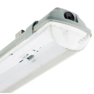 Equipo Estanco 2x24W KO Para Tubo LED 120cm (No Incluye Tubos)