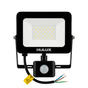 Proyector de Área Led Con Sensor de Movimiento Hulux 30w 5700k 3000LM SEC