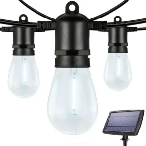 Guirnalda Led Solar 6000k 7M – 10Ampolletas G45