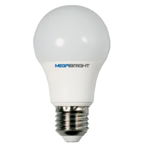 Ampolleta bright LED 7W E27 luz cálida A60 3000K Megabright
