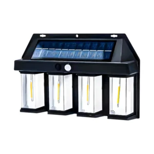 Farol Led Solar 4 Ampolletas Con Sensor de Movimineto BK6184