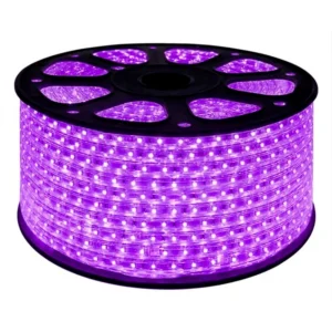 Cinta Led Morado Impermeable Corte A 50Cm 2835 Smd 220V
