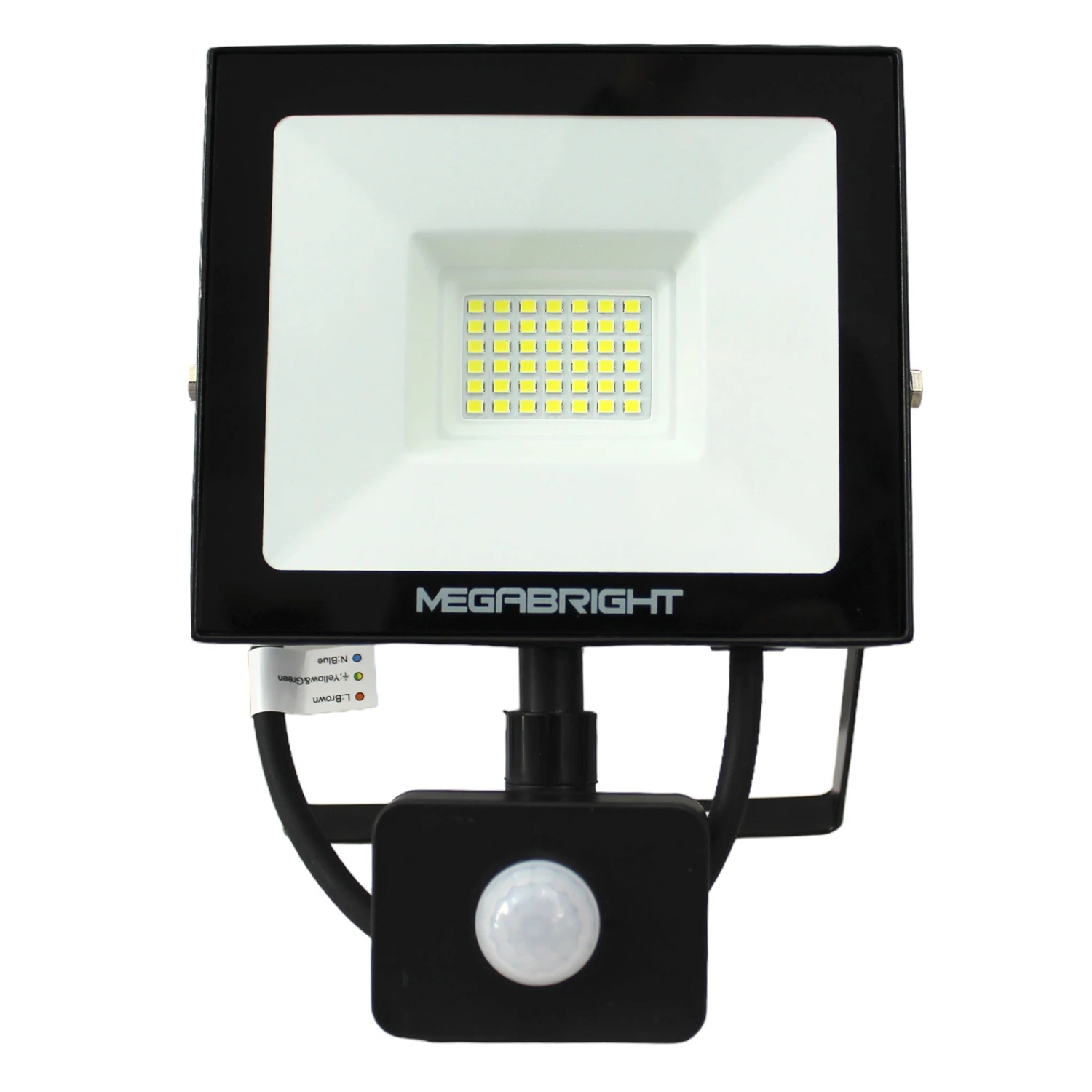 Proyector 30W Con Sensor Luz Fría Telco Flat Megabright SEC