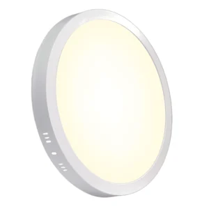 Panel Led Eco Sobrepuesto Redondo 24w 4000k Neutro WANT
