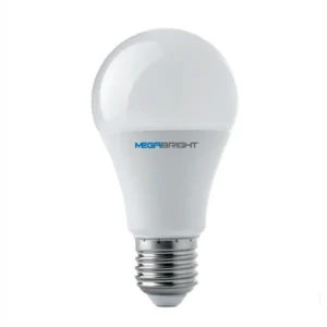Ampolleta bright LED 9.5W E27 luz cálida A60 3000K Megabright