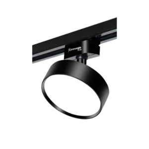 Porta Panel Led Redondo Negro 18w 4000k Qutu konnergie Neutro