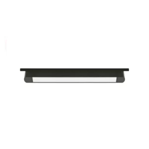 Foco Riel Monofasico Negro Empavonado Movil 20w 3000k Cygnus Calido