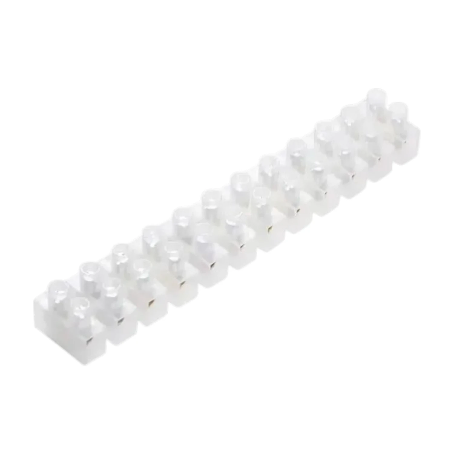 Regletas De Conexión 12 Polos, P/ Riel Din 4mm Blanco Stanford