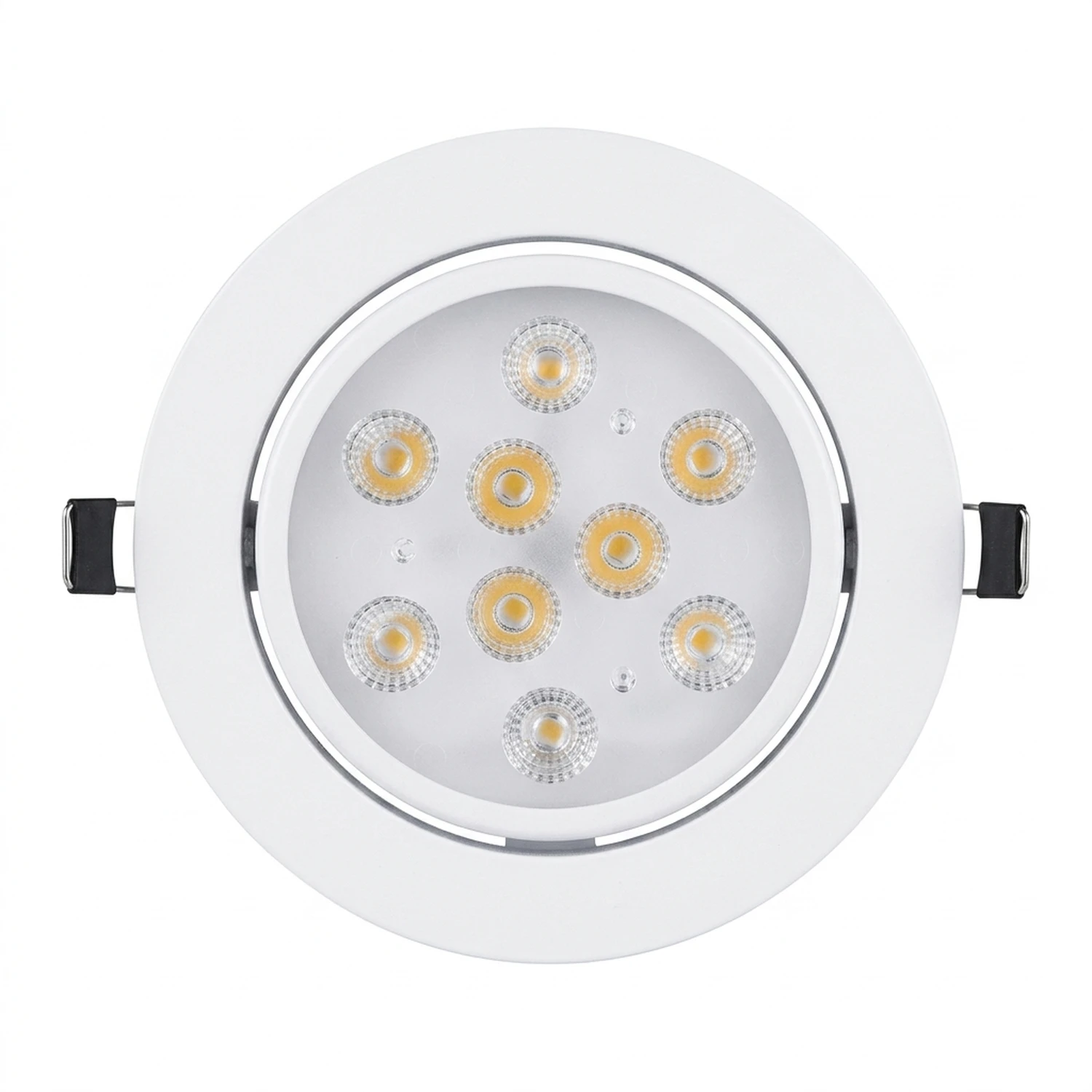Foco Led Embutido Dirigible Frío 6500k 9W Blanco