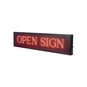 Letrero Led Publicitario Programable Wi-fi 60×20 Cm Rojo