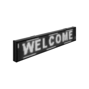 Letrero Led Publicitario Programable Wi-fi 60×20 Cm Blanco-Frio