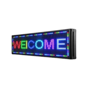 Letrero Led Publicitario Programable Wi-fi 60×20 Cm RGB