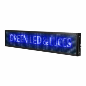 Letrero Led Publicitario Programable Wi-fi 60×20 Cm Azul