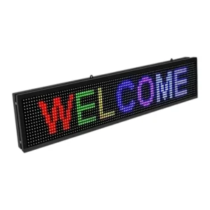 Letrero Led Publicitario Programable Wi-fi 130×20 RGB