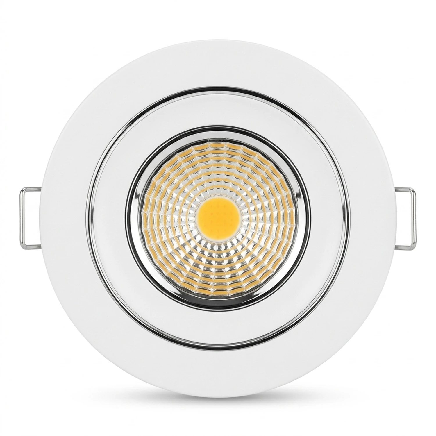 Foco Spot Led 3w Embutido Redondo Luz Cálida