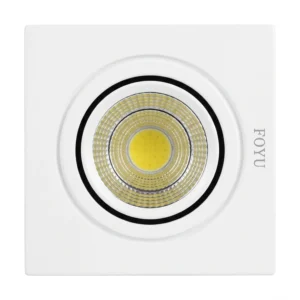 Foco Spot Led Embutido Cuadrado Dirigible 3w Frío
