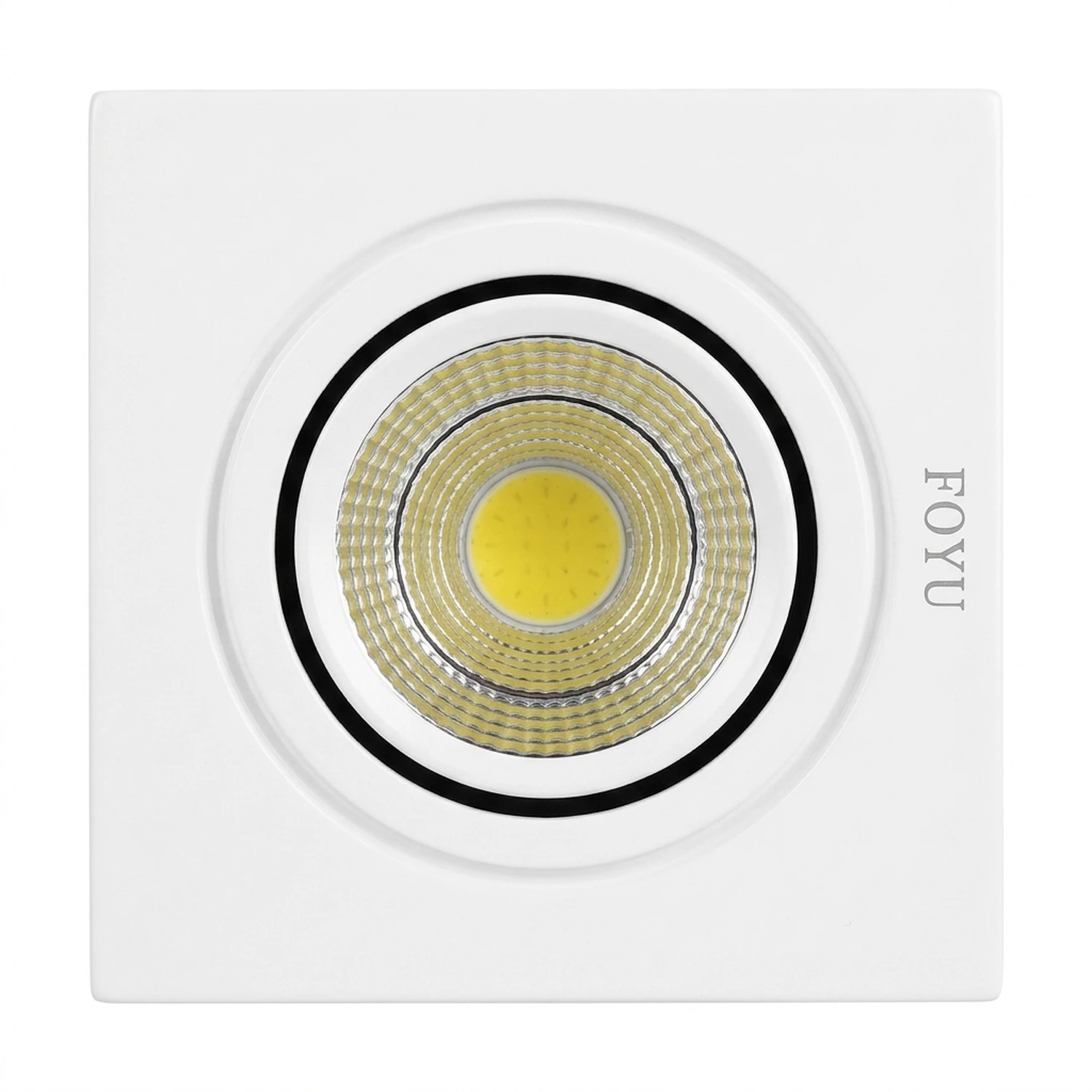 Foco Spot Led Embutido Cuadrado Dirigible 3w Frío