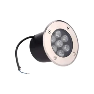 Foco Led Piso 7w Embutido Exterior Luz Fría