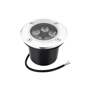 Foco Led Piso 5w Embutido Exterior Luz Calido