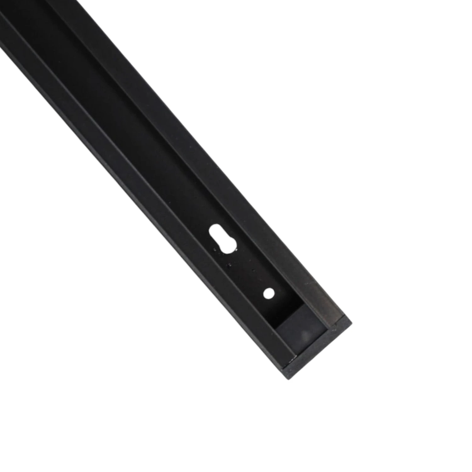 Riel Monofásico Negro 220v Aluminio 2 Metros