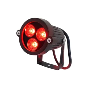 Foco Farol Led Estaca Jardín 5w IP65 ROJO