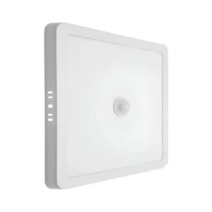 Panel Led 18w Sobrepuesto Cuadrado Frio Con Sensor de Movimiento