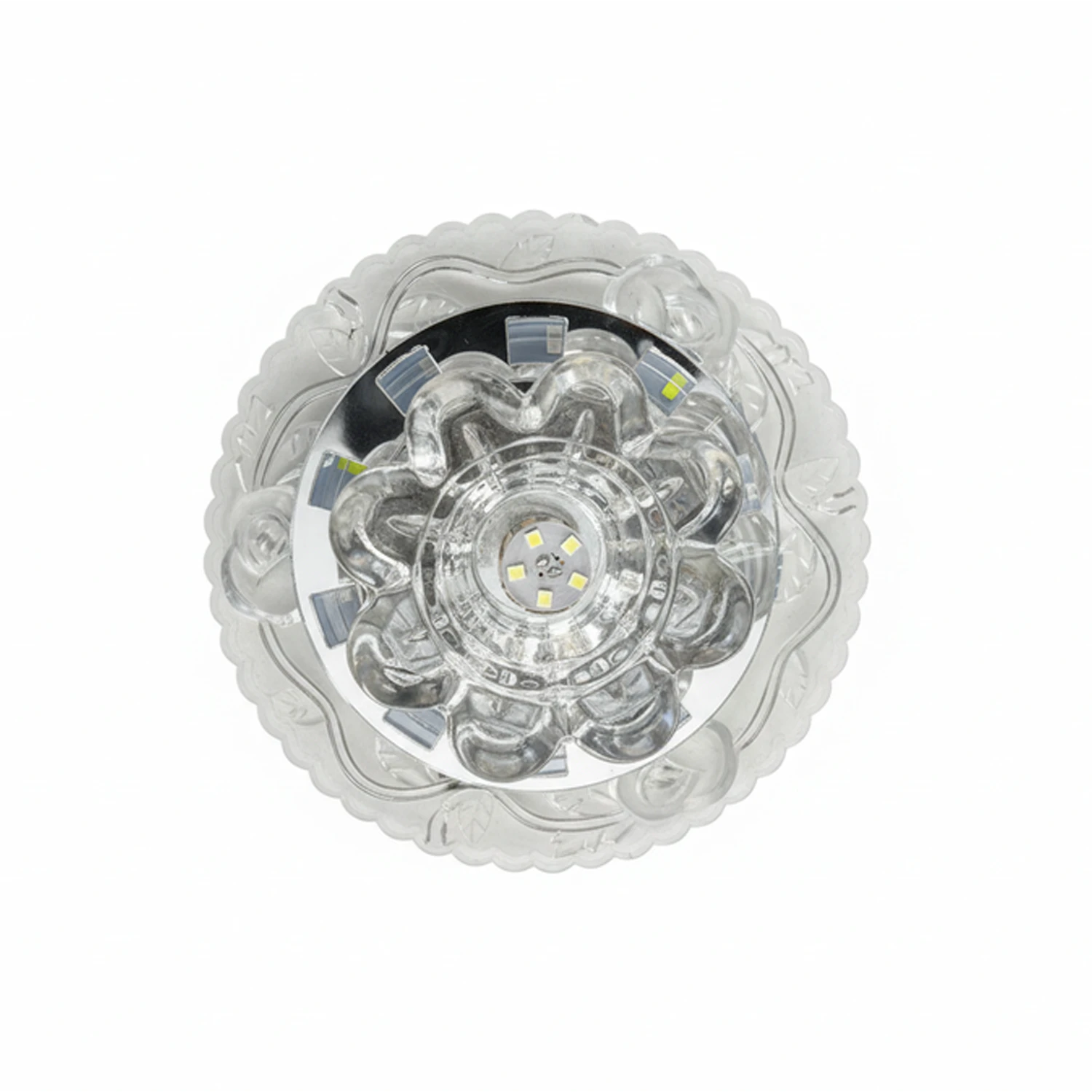Lámpara de Vidrio Redondo Mediano RGB 3 Tonos 12w