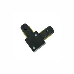Conector Codo 90° Negro Para Riel Energizado