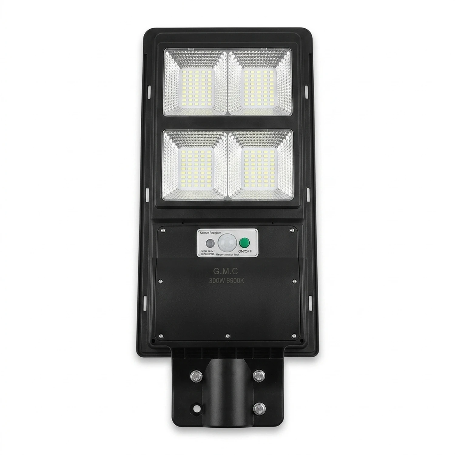 Foco Solar Poste 200w Exterior Luz Fria IP66 + Soporte