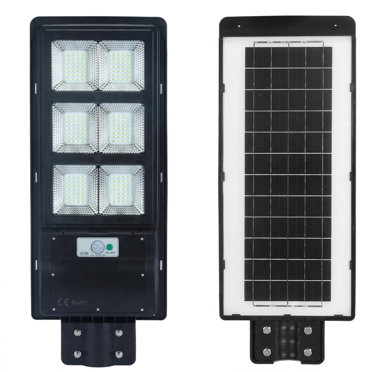 Foco Solar Poste 300w Exterior Luz Fria IP66 + Soporte