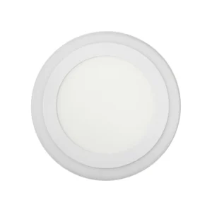 Panel Led Borde RGB Redondo Sobrepuesto Control Remoto Luz Fría 3W+3W