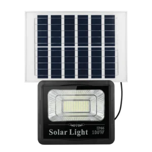 Foco Reflector Solar 600W Exterior Con Control Remoto IP66