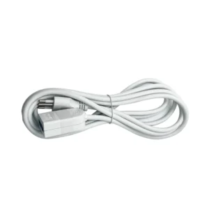 Cable Alargador Eléctrica 5M 10A 1500W Blanco