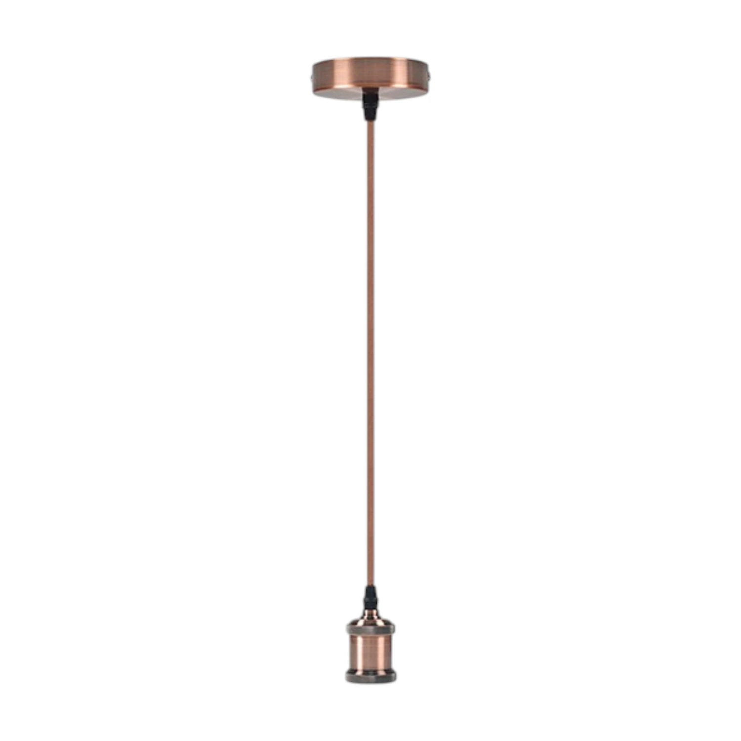 Soquete Colgante Vintage E27 Cobre-Grafitado
