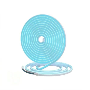 Cinta Neón Led Celeste Flexible – Rollo 5Mt – 12V.