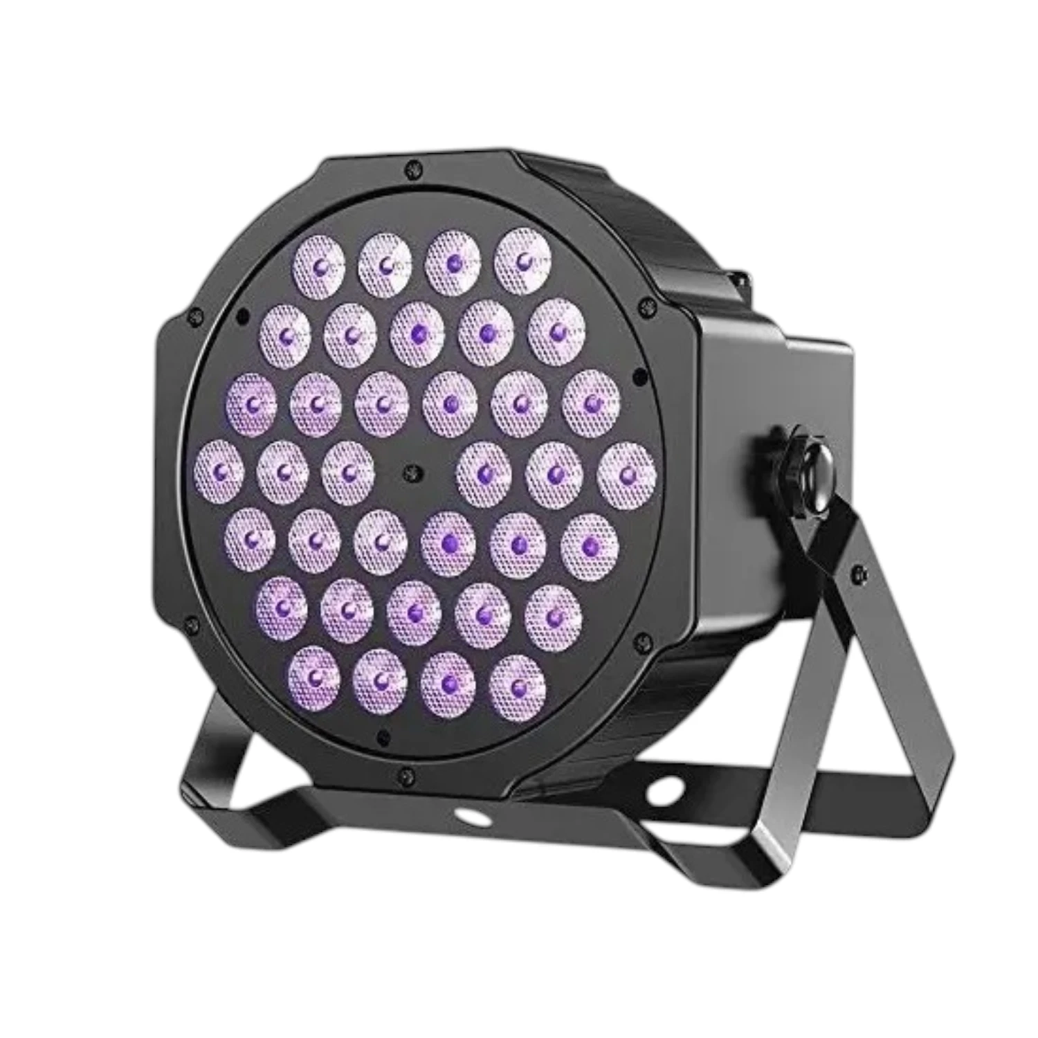 Foco 36 x 1 Led Uv Negro Luz Dmx Fiesta Fluor