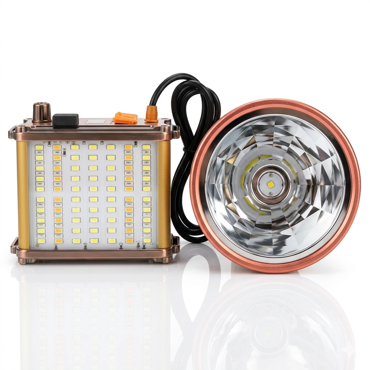 Linterna Foco Led 2100 Lm Caza Camping Minero Lampara AM-H67