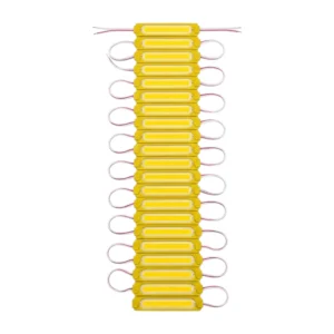 Caluga Modulos Led 12v, 20 Calugas de 6.5cm, AMARILLO