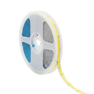 Cinta Led 12v COB Blanco 6000k Frío 15w/m IP60 320Led/ M Rollo 5mt