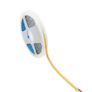 Cinta Led 12v COB Amarillo 15w/m IP60 320Led/ M Rollo 5mt