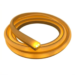 Cinta Neon 180° LED COB Flexible, 220V 12W/M De Color Calido (Precio Por Metro Lineal)