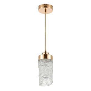 Lampara Colgante Induvidual Elegante Dorado 3 tonos de Luz Dorado