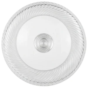 Plafon Lampara Led 24w Diseño Torbellino Circular 3 Tonos de Luz